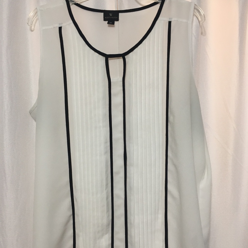 Black & White blouse